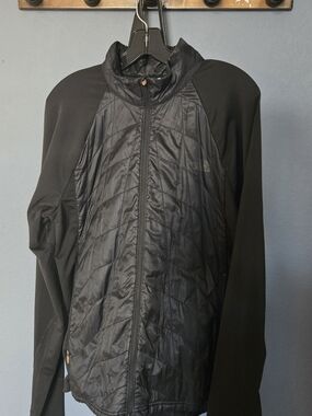 The North Face Black Quilted Hybrid Jacket